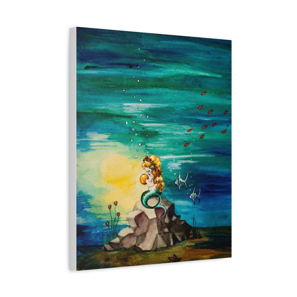 "Mermaid Rock" Matte Canvas Wall Art 16'x 20'