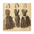 "Three Graces" 10'x10' matte canvas wall art.